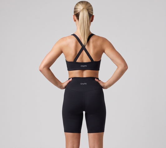 Women’s High-Waist Athletic Biker Shorts – No Front Line Design