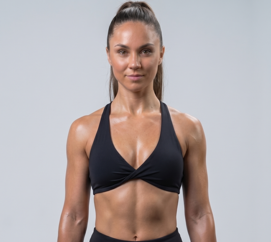 Women’s Athletic Front-Twist Sports Bra
