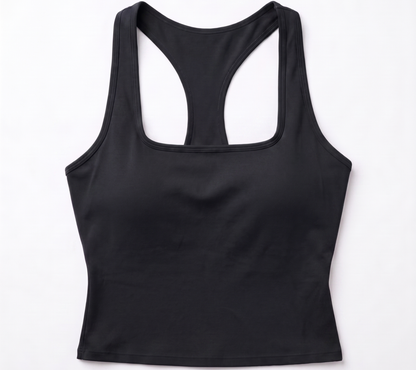 Square Neck Racerback Tank Top