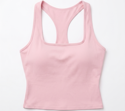 Square Neck Racerback Tank Top