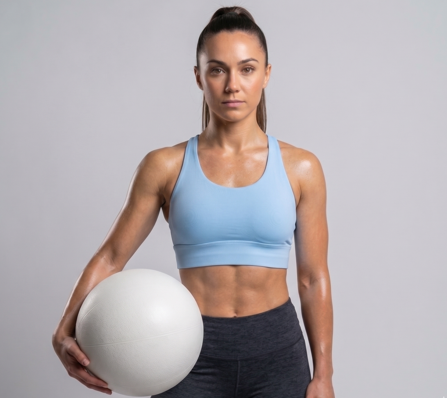 Women’s High-Support Athletic U-Neck Sports Bra