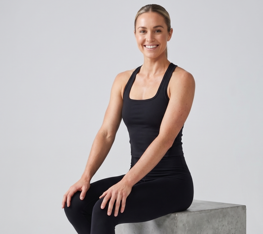Square Neck Racerback Tank Top