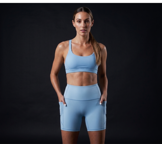 Women’s High-Waist Shorts with Pockets