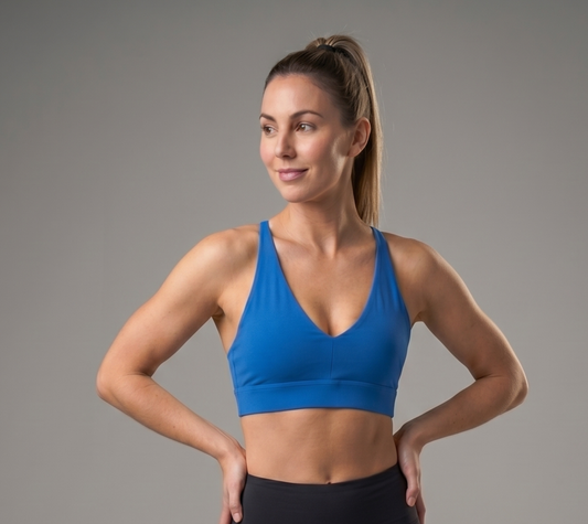 Women’s Medium-Support Athletic Halter Sports Bra