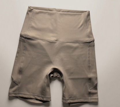 Women’s High-Waist Shorts with Pockets