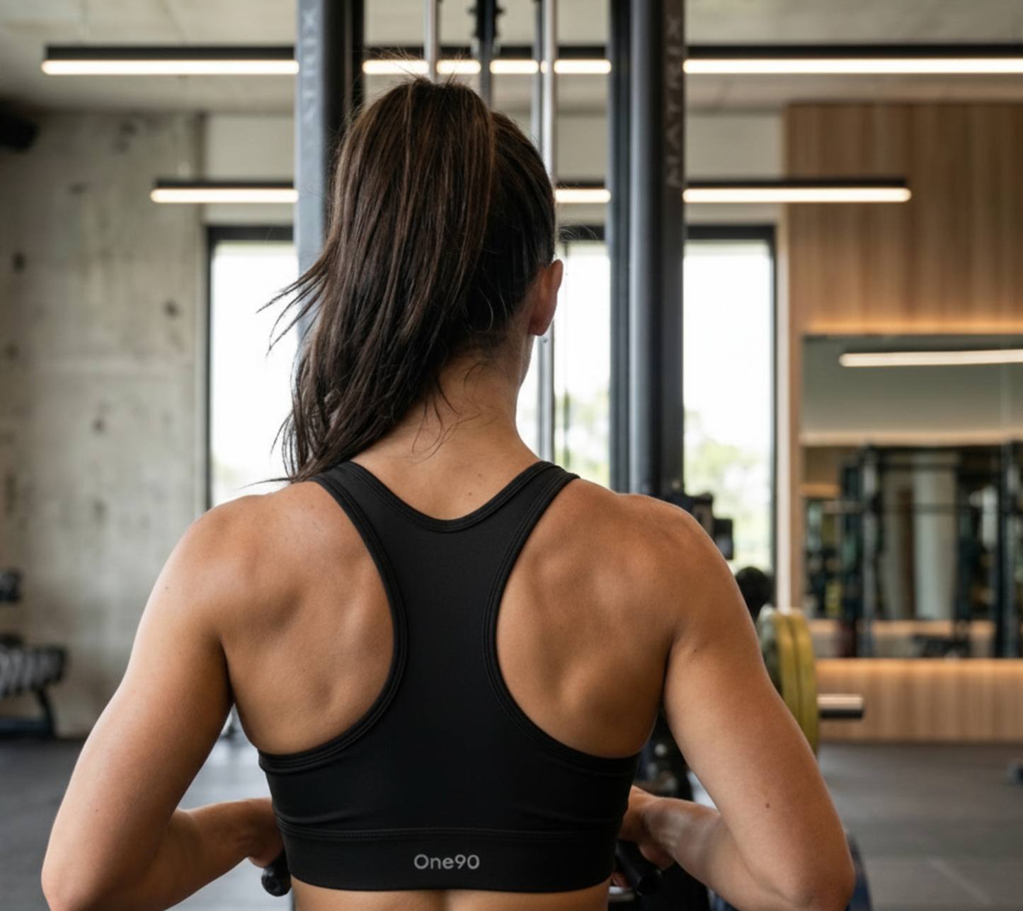 Women’s High-Support Wide-Strap Sports Bra